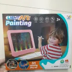 LightArt Painting Różowy Zestaw Tablica Świecącą 6 Kolorów