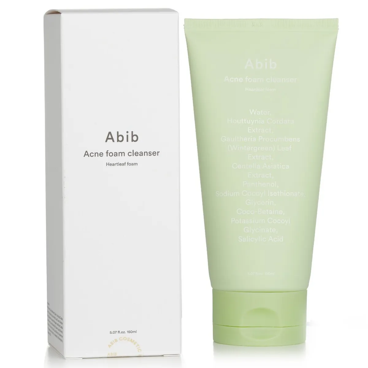 Abib Heartleaf Acne Foam Cleanser 150ml zielony żel