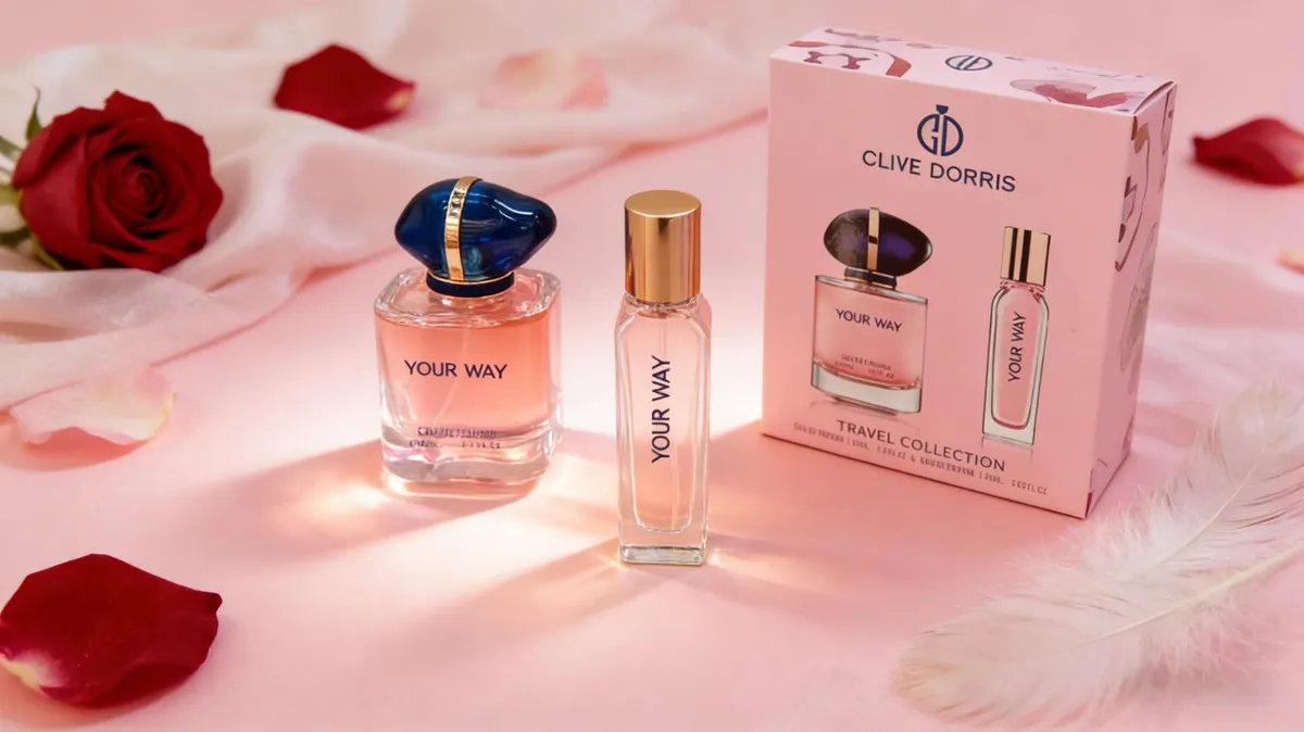 Zestaw perfum damskich Clive Dorris Your Way 50ml + 20ml