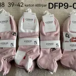 Skarpetki damskie COSASAS 5 par różowe wzorzyste 35-38
