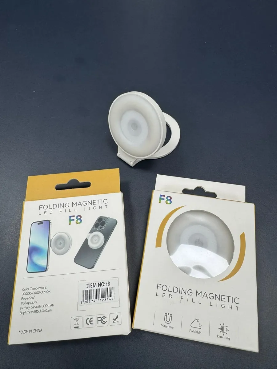 Magnetyczna składana lampka LED F8 biała