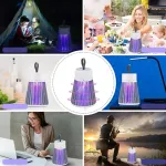 Elektryczna lampa na komary UV przenośna z uchwytem
