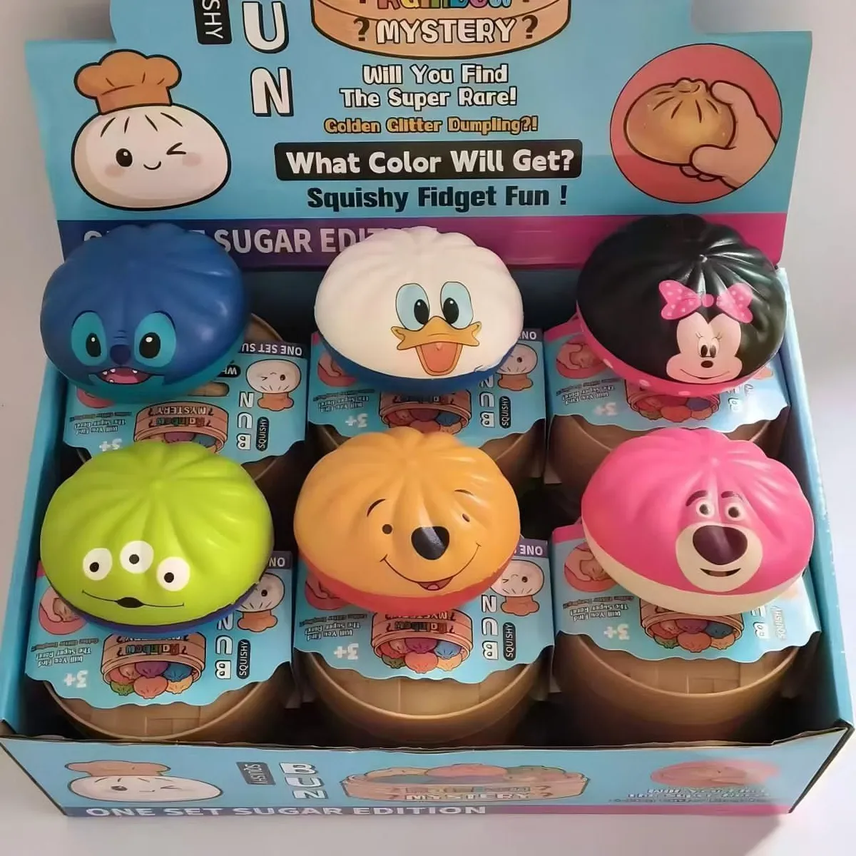 Gniotki Squishy Mystery Bun Sugar Edition Disney