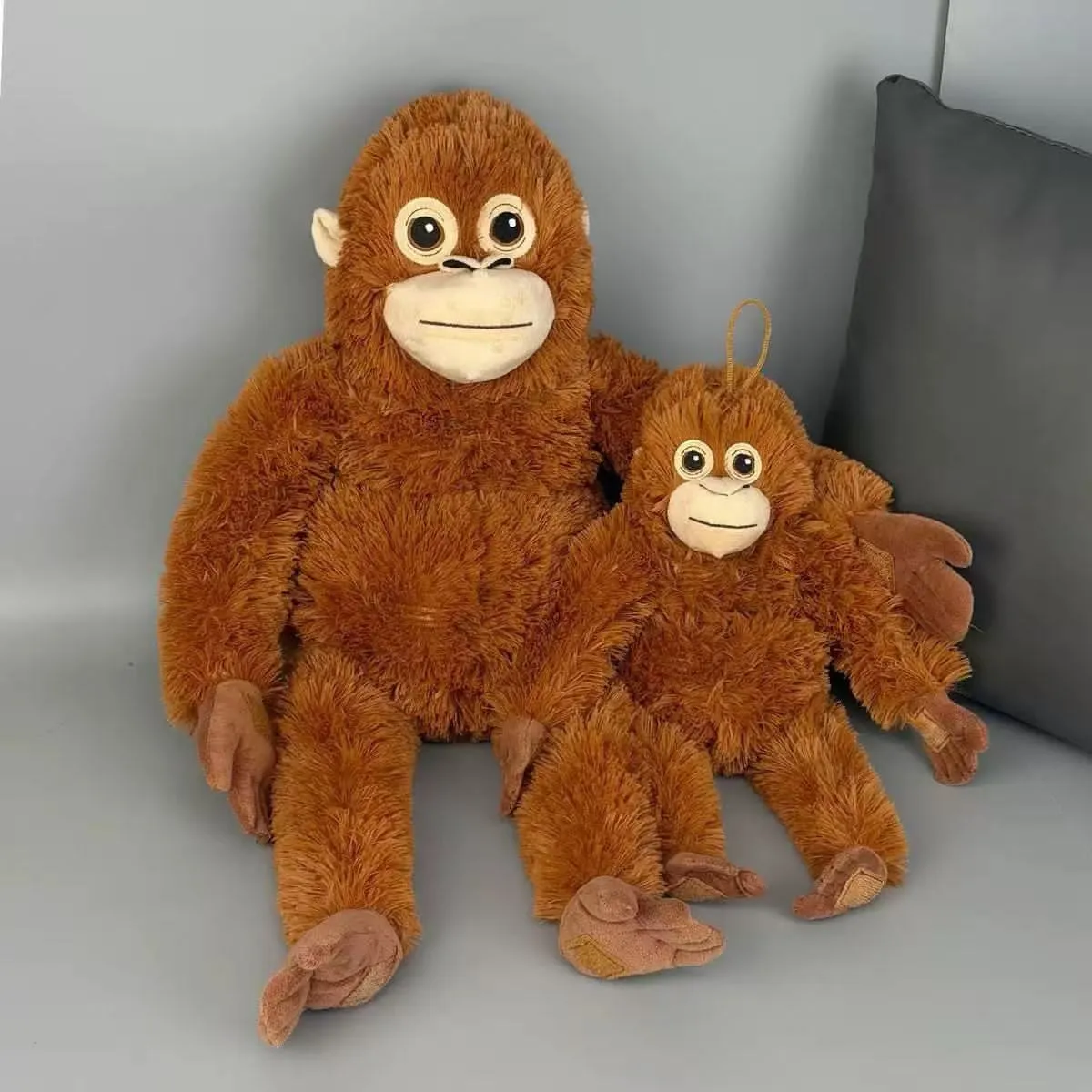 Maskotka Orangutan Brązowy 60cm Pluszowa