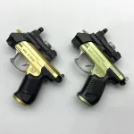 Zabawkowy pistolet na wodę złoty i miętowy