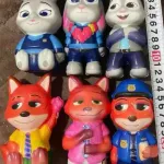 Gniotki Antystresowe Zootopia Judy Nick Króliczek Lis Policjant