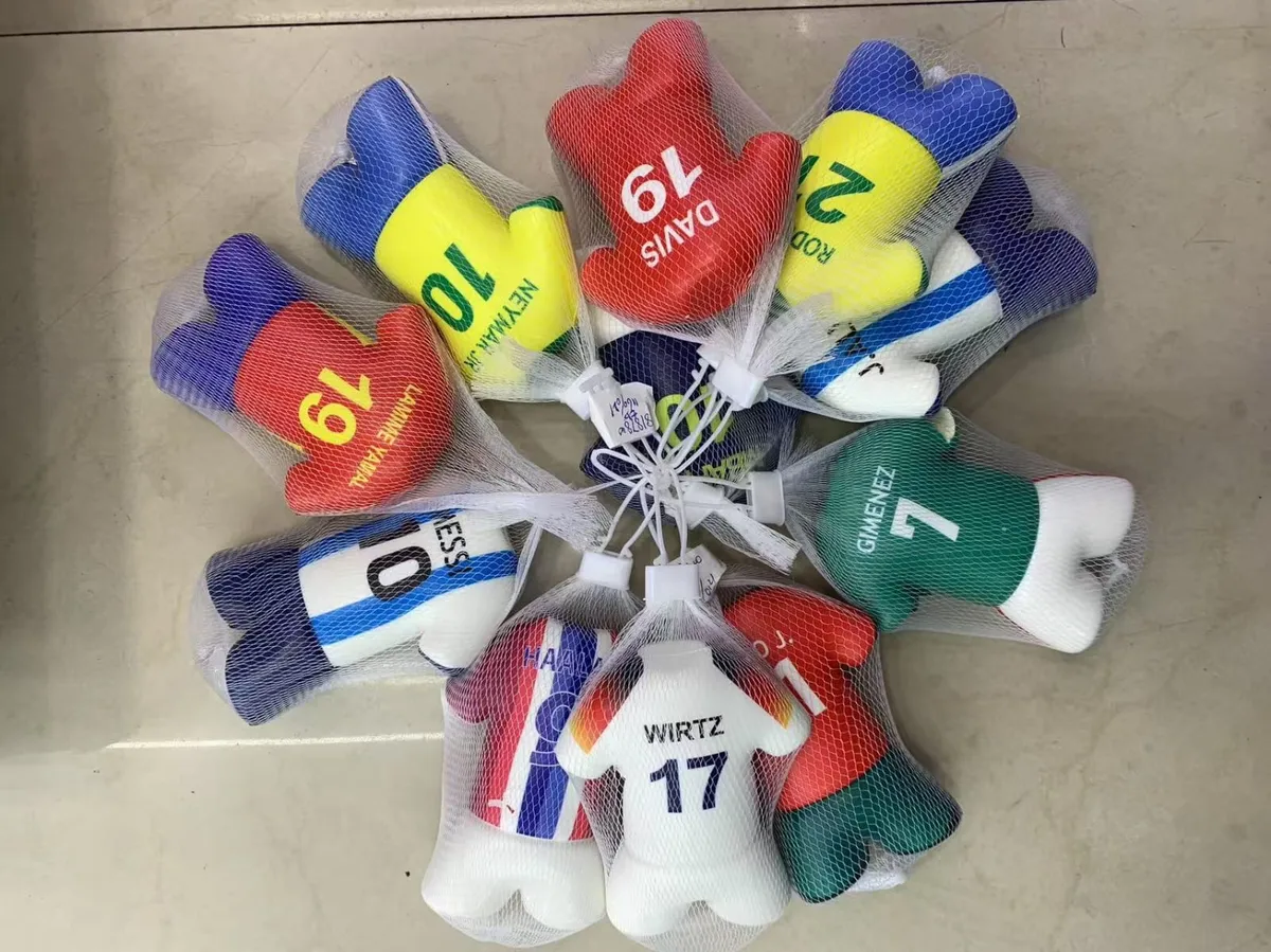 Gniotki antyestresowe piłka nożna Messi Davies Wirtz