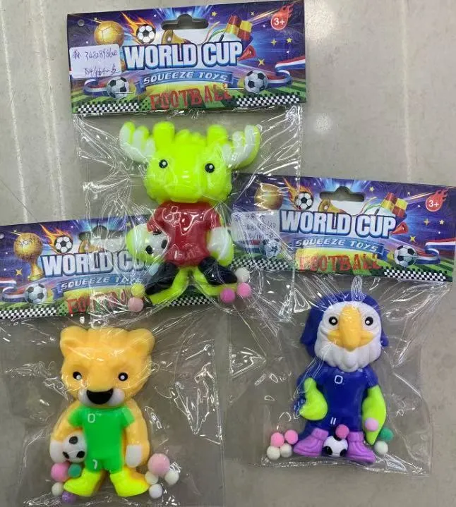 Gniotki Antystresowe World Cup Piłkarze 3+