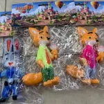 Zestaw Squeeze Toy Figury Zootopia Lis Króliczek 3 szt