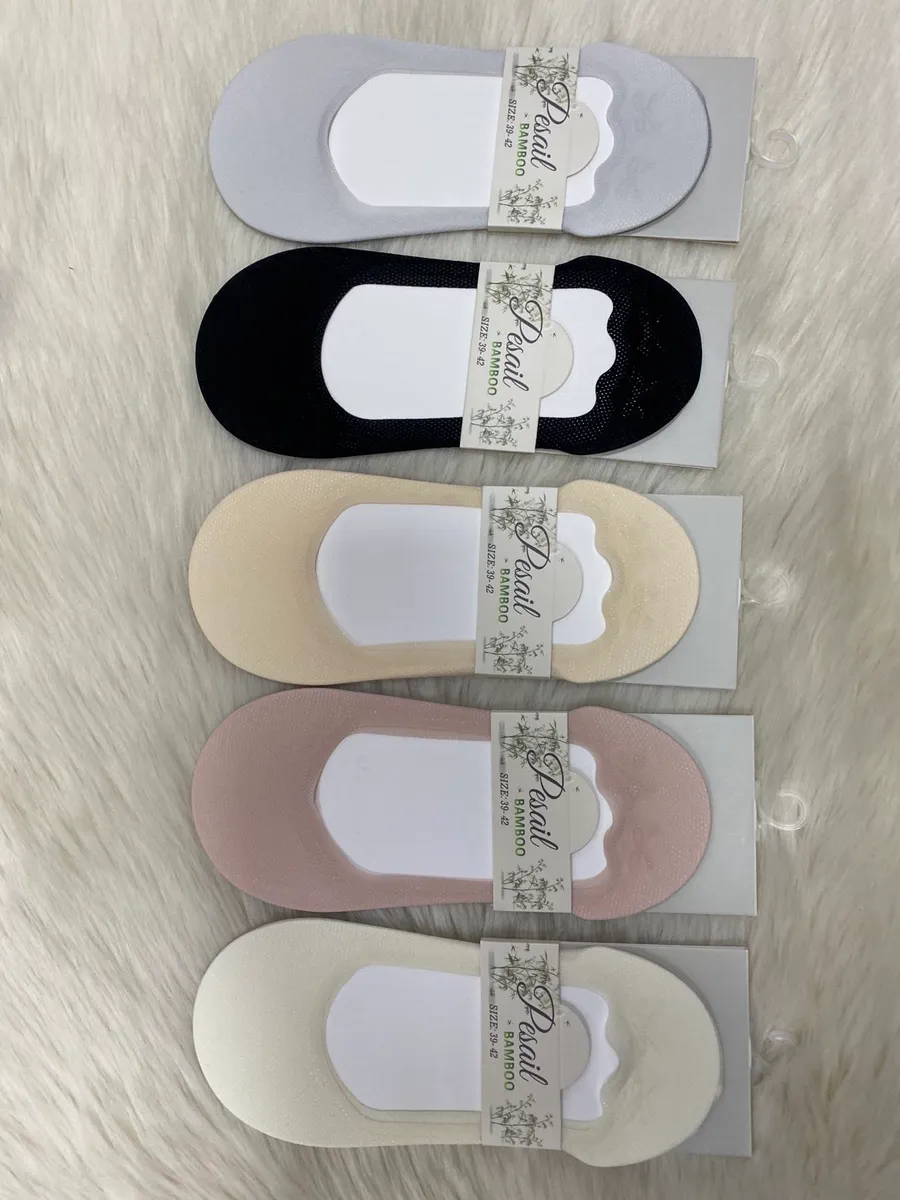 Skarpetki stopki Pearl Bamboo 35-42 beżowe/czarne/szare/różowe/białe