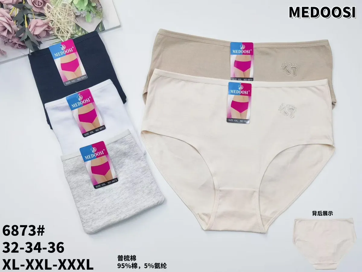 MEDOOSI Majtki damskie XL-XXL-XXXL 95% bawełna