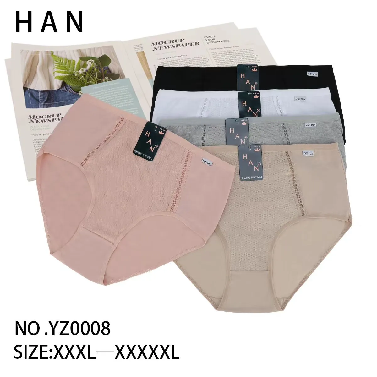 HAN damskie figi bawełniane XXXL-XXXXXXL