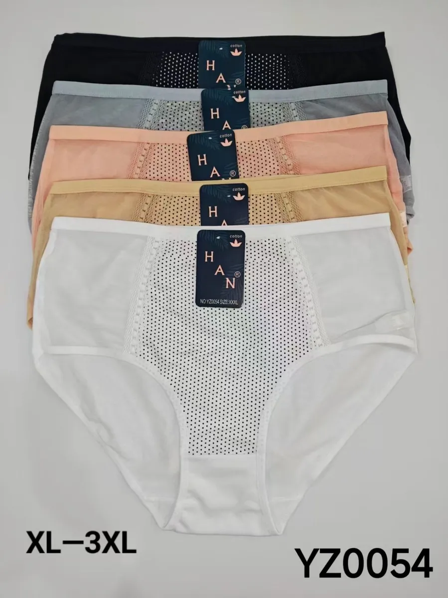 HAN Damskie Majtki Bawełniane XL-3XL Mesh
