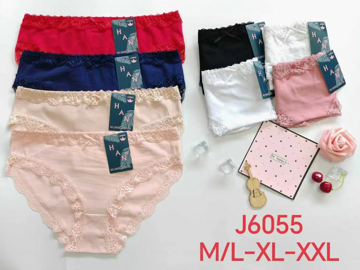 Bielizna damska Han Cotton Majtki koronkowe ML/XL/XXL/XXXXL