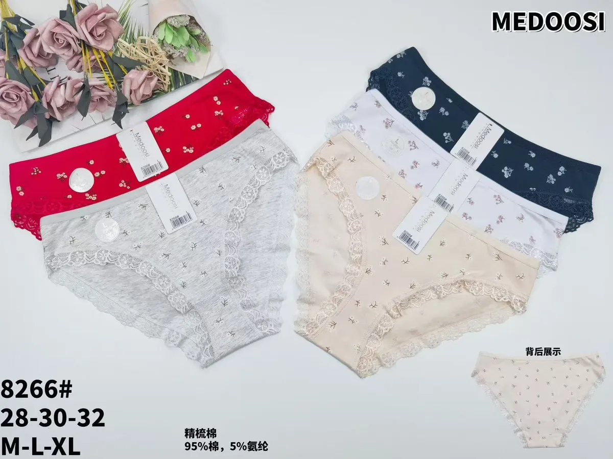 Medoos Majtki damskie bawełniane M-L-XL 4 kolory