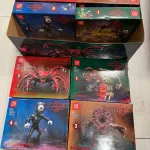 Klocki konstrukcyjne Stranger Things zestaw monsterów 4 modele