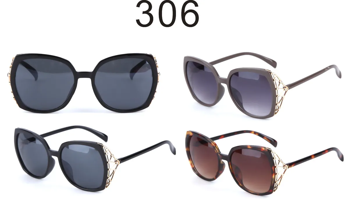 Okulary damskie modne 4 kolory model 306