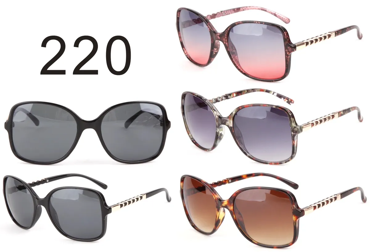 Damskie okulary przeciwsłoneczne model 220 wielokolorowe
