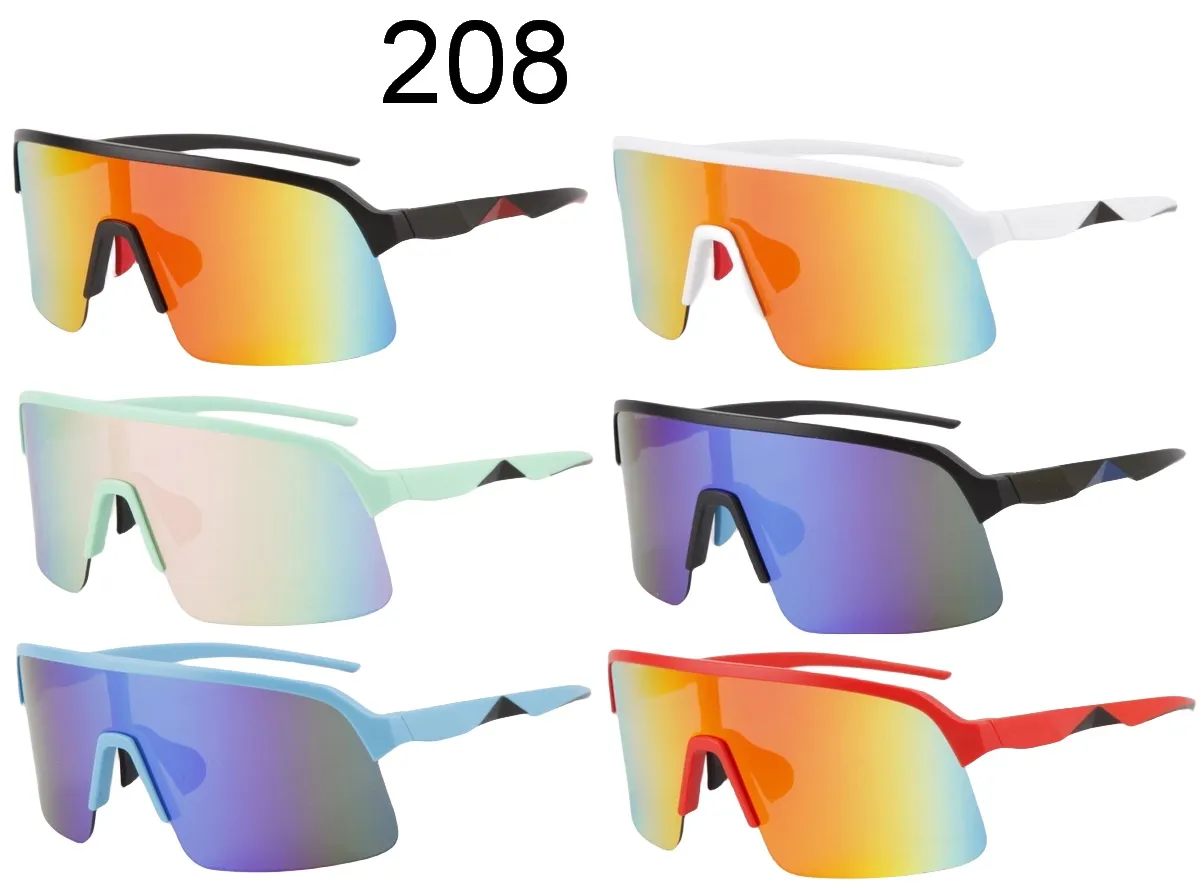 Okulary przeciwsłoneczne sportowe model 208 multikolor