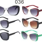 Okulary przeciwsłoneczne damskie cat-eye model 036 multikolor