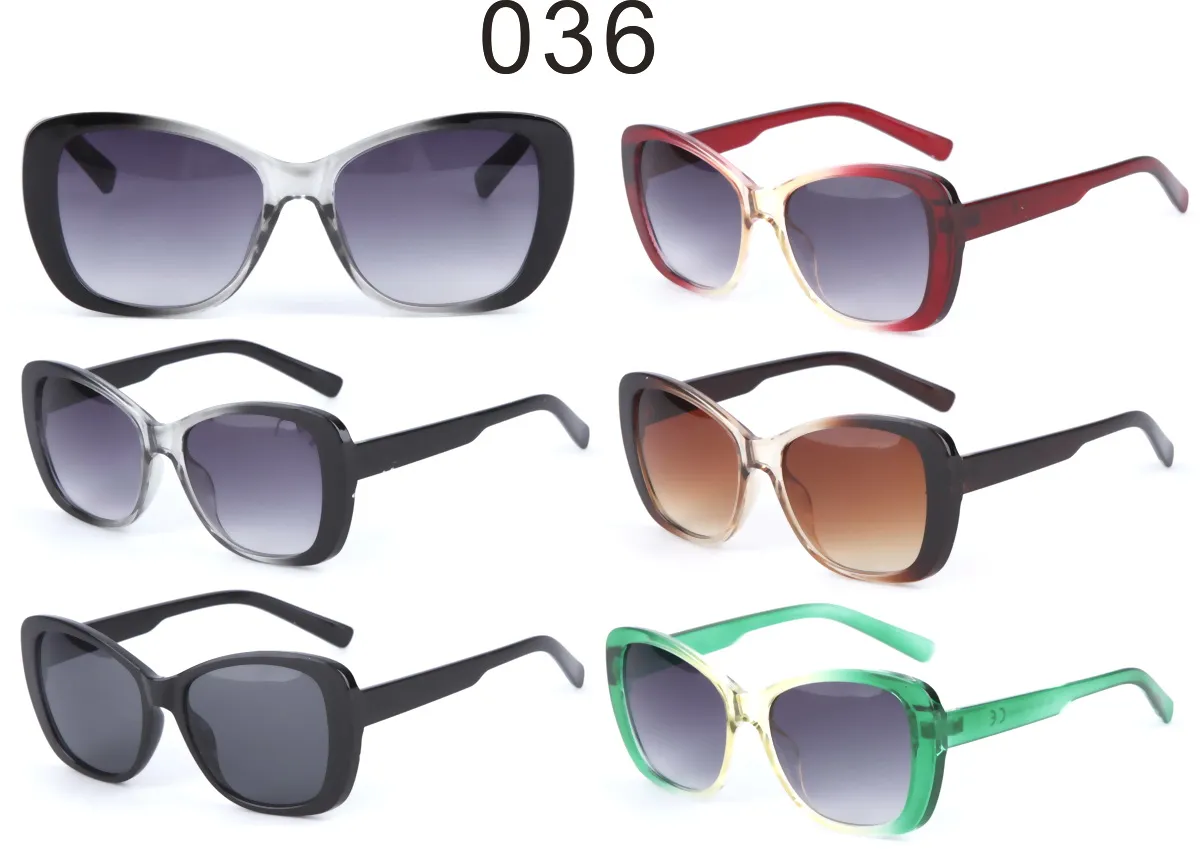 Okulary przeciwsłoneczne damskie cat-eye model 036 multikolor