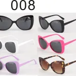 Damskie okulary przeciwsłoneczne cat eye wielokolorowe