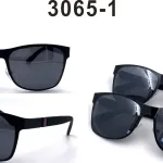 Okulary przeciwsłoneczne męskie czarne wayfarer