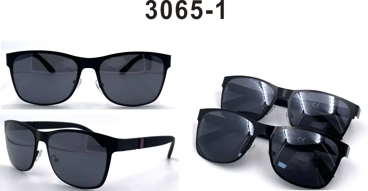 Okulary przeciwsłoneczne męskie czarne wayfarer