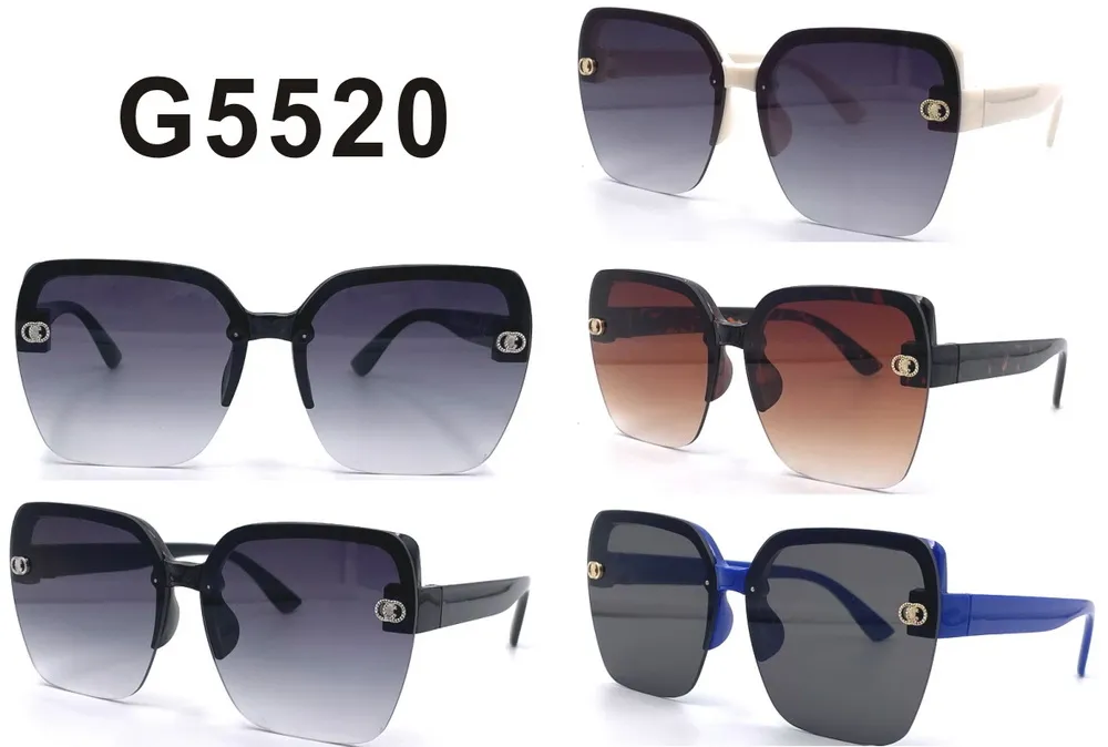 Okulary damskie kwadratowe G5520 wielokolorowe