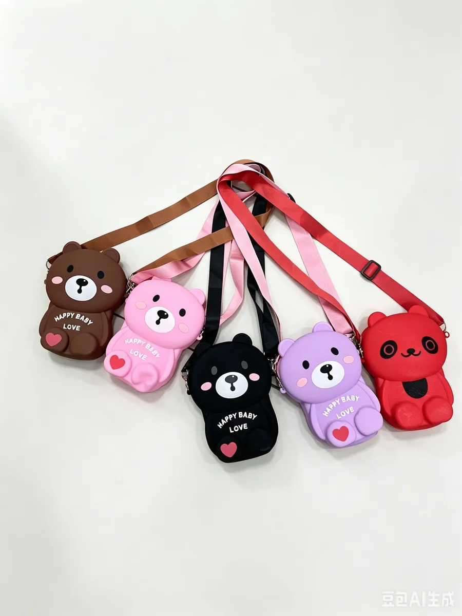 Torba nerka Happy Baby EVA multikolor z misiem