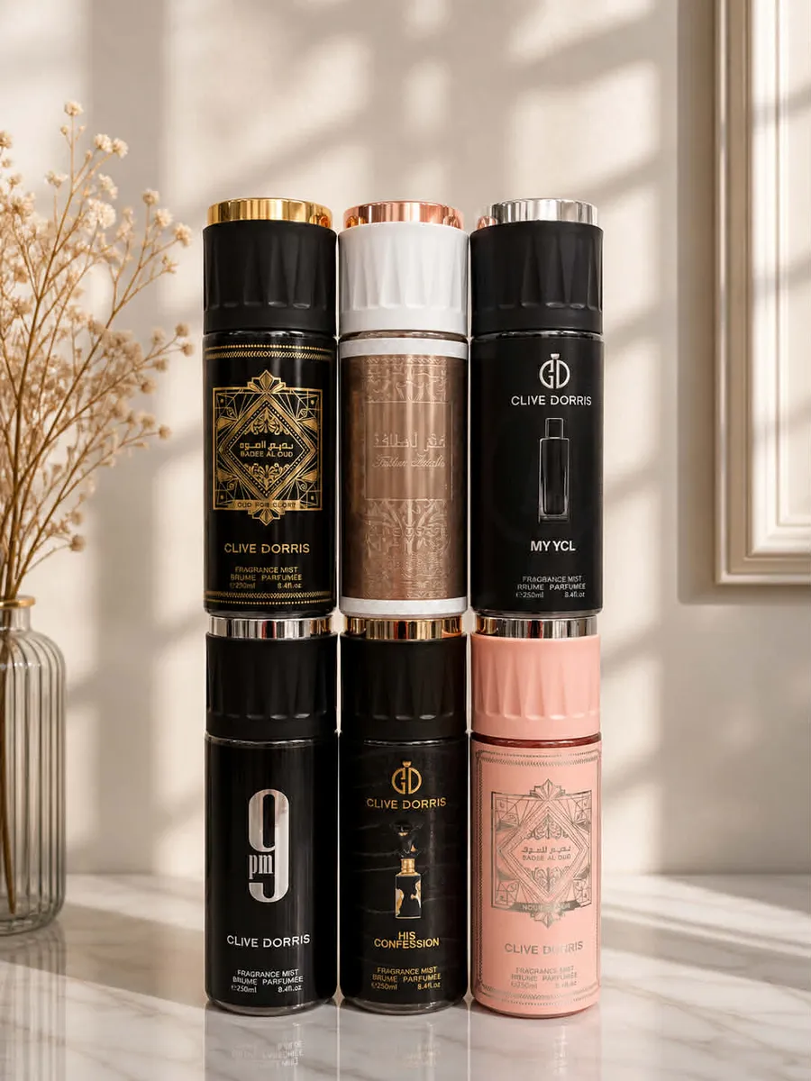 Clive Dorris Fragrance Mist Oud 250ml Brume Parfumée