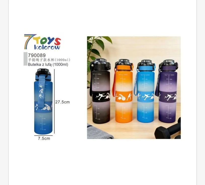 Buteleczka z Lufą 7Toys Kolorow 1000ml 27,5x7,5cm