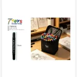 Zestaw 48 kolorowych markerów Touch 15cm w etui