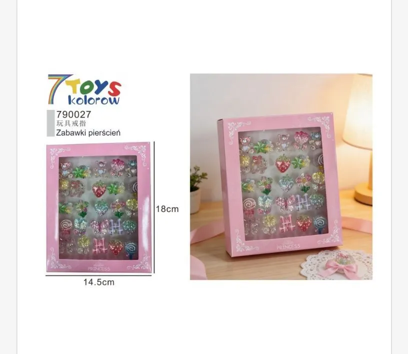 Zabawki Pierscien Princess 7 Toys Kolorowe 18x14.5cm