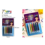 Face Paint Sticks 7 Toys 6 kolorów push-up 13x20.5cm