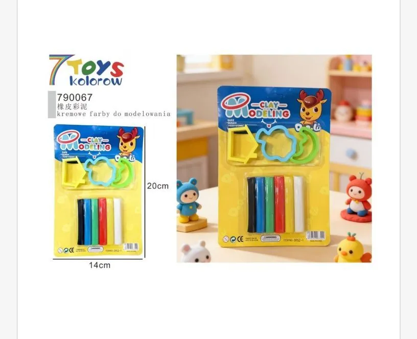 Zestaw Kremowej masy do modelowania 7Toys Kolorow 20x14cm