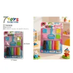 7Toys Kremowa Farba do Modelowania Clay 12 Kolorów 24,5x17,5cm