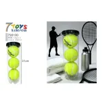 Zestaw 3 Żółtych Piłek Tenisowych Noxion 21cm 7Toys
