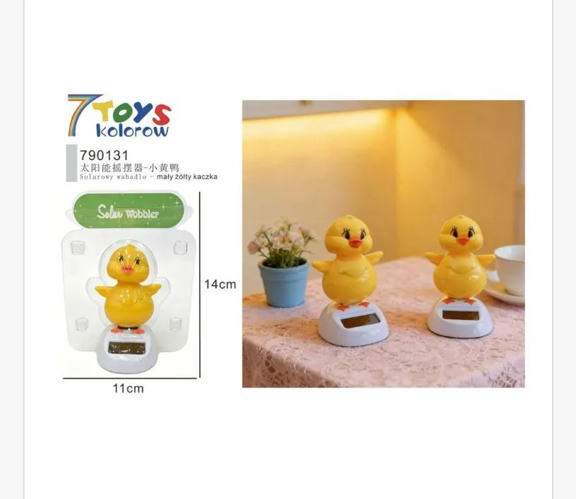 Solarny Wobbler Żółty Kaczuszek 14cm 7Toys Kolorow