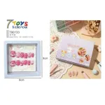 Zestaw 7Toys Kolorow Nail Art do Manicure 9cm Różowy
