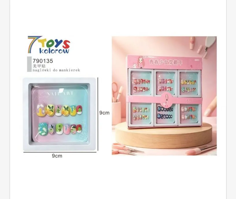 Zestaw naklejek 7Toys Kolorow do paznokci 9cm