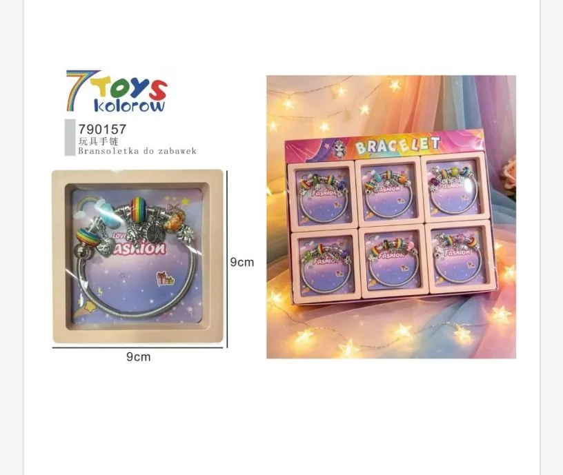 Bransoletki Kolorowe 7Toys 9cm Zestaw 6 szt Fashion