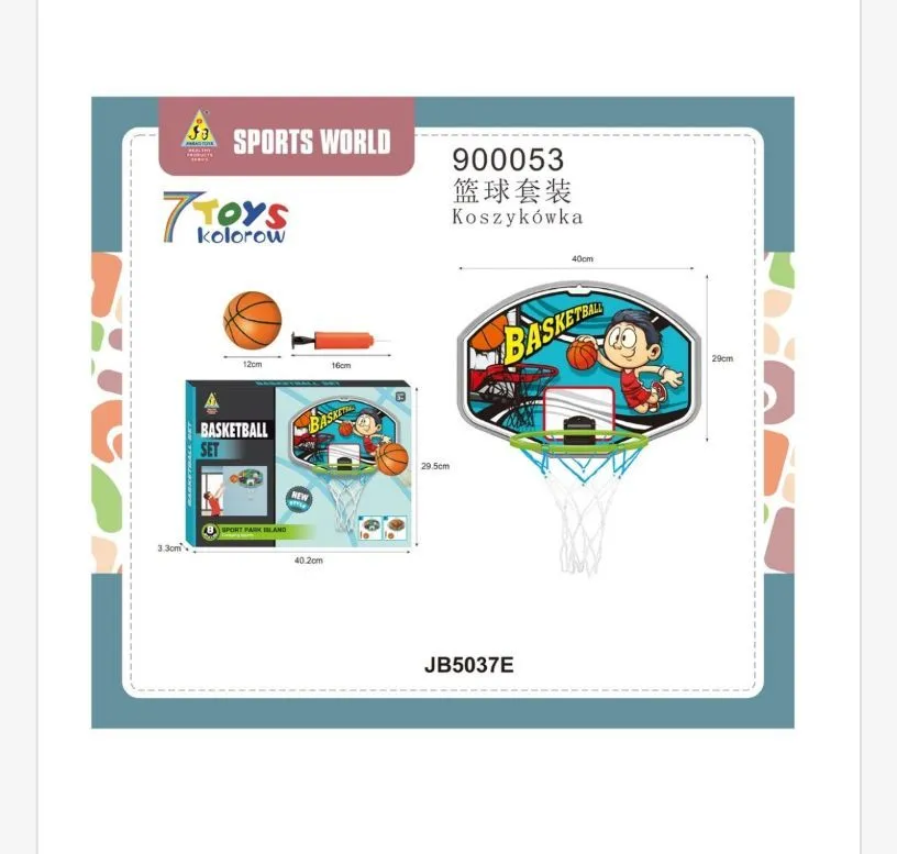 Zestaw Koszykówka Kolorowa Sports World 40cm