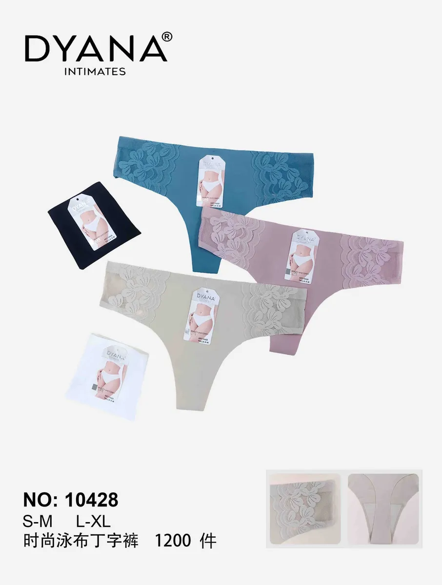 Dyanana Stringi Koronkowe S-M L-XL Mix Kolorów