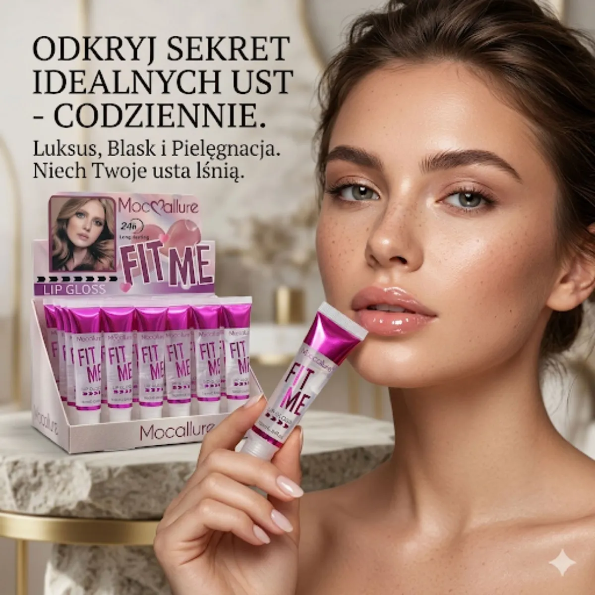 Błyszczyk Mocallure Fit Me Lip Gloss 24h Long Lasting