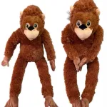 Wielka Pluszowa Małpa Orangutan Brązowa 130cm