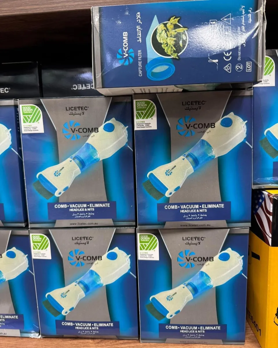 Licetec V-Comb Szczotka próżniowa na wszy i gnidy