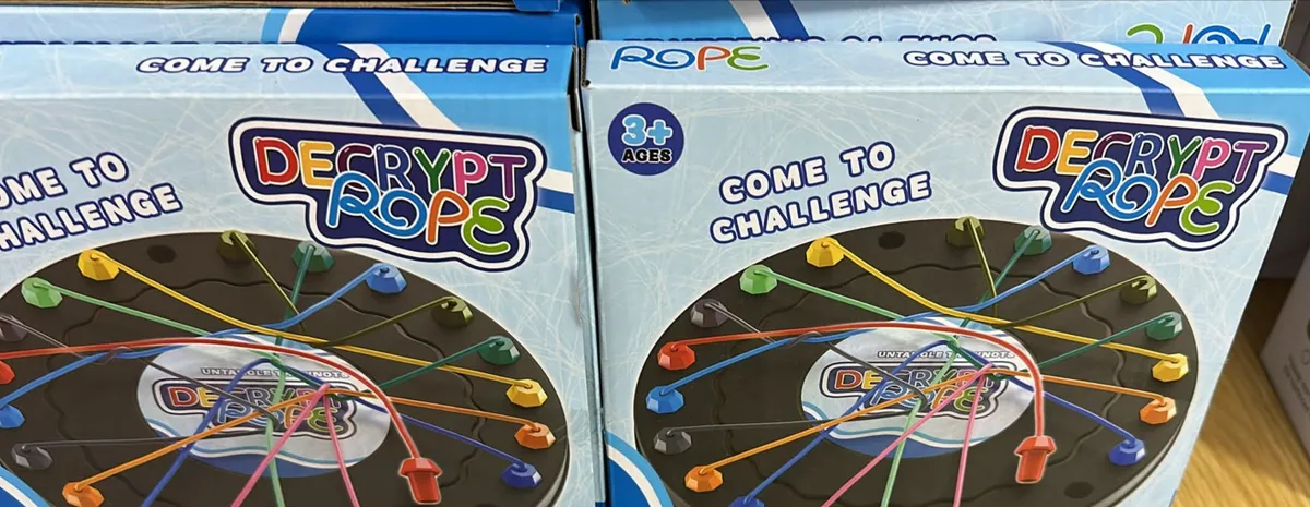 Decrypt Rope Challenge Gra Logiczna 3+ Kolorowa