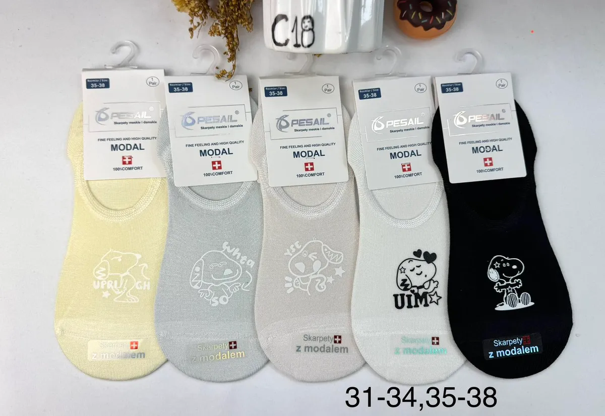 Skarpetki PESAIL Modal Snoopy 31-34/35-38