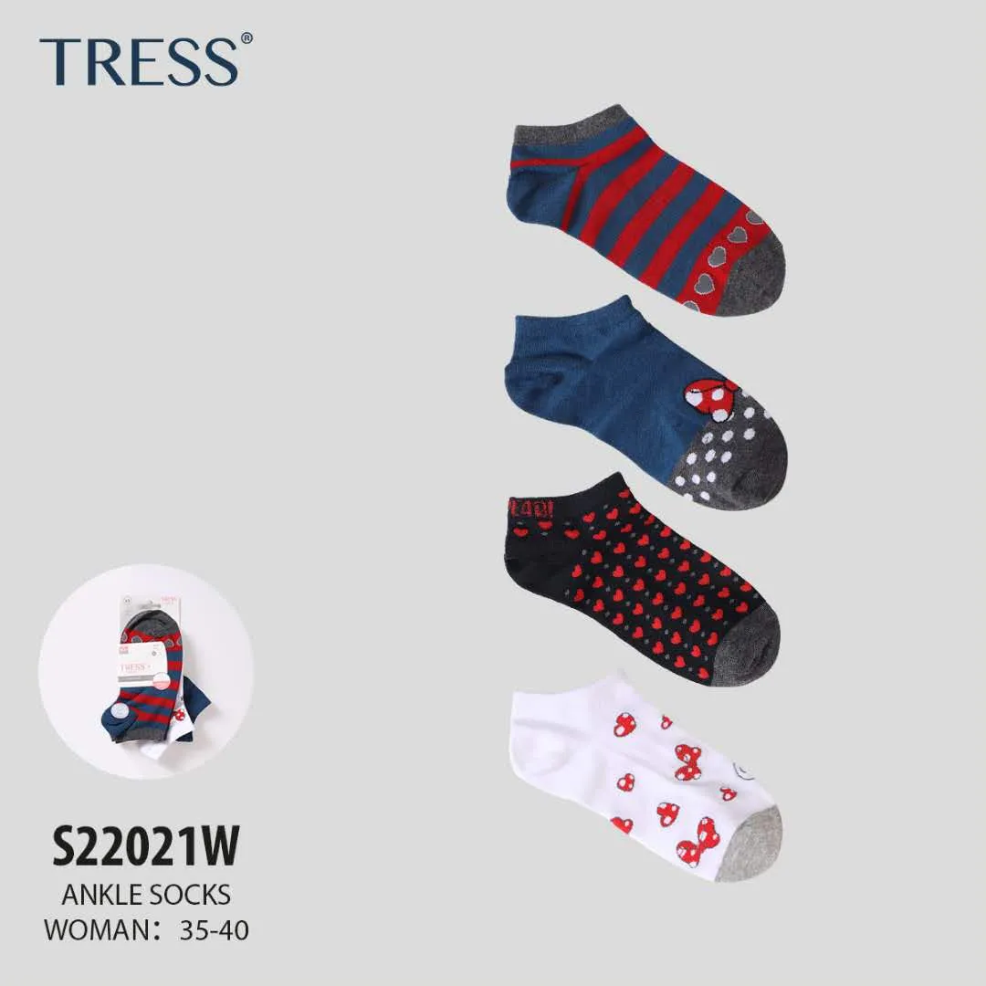 Tress Skarpetki Stopki Damskie S22021W 35-40 Mix Wzorów